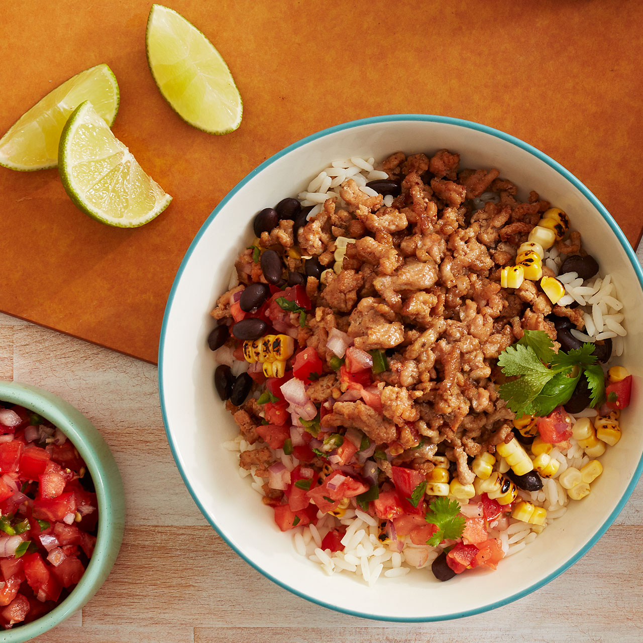 Turkey Burrito Bowl Recipe Shady Brook Farms
