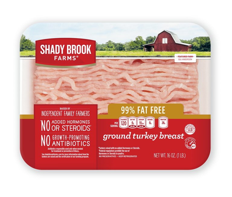 Find where to buy 97% Fat Free Ground White Turkey near you. See our  ingredients and nutrition facts before making Shady Brook Farms your next  meal.