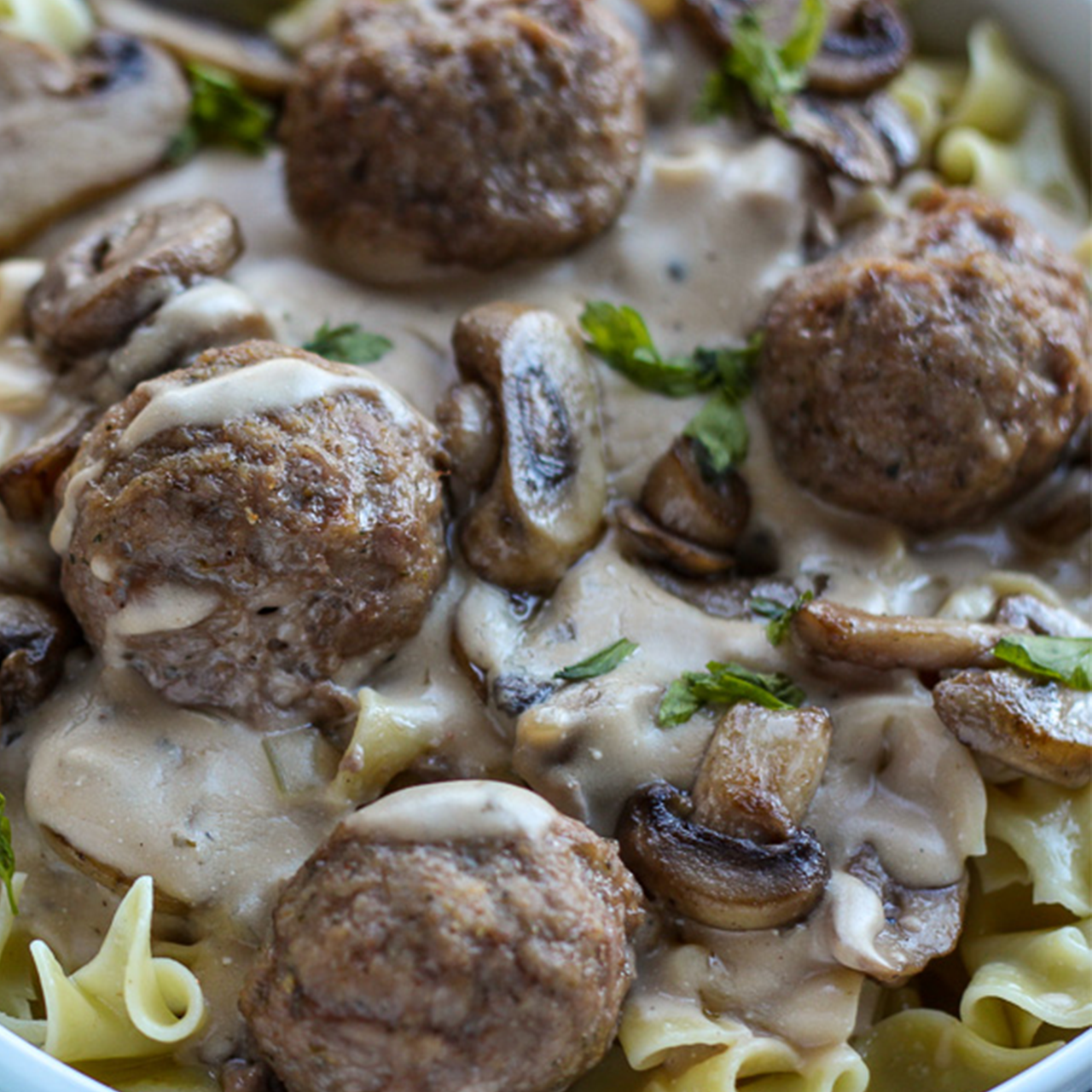 Turkey Meatball Stroganoff Recipe Shady Brook Farms