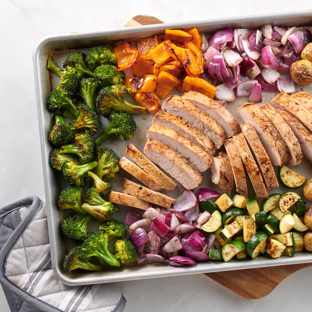 Rotisserie Turkey Tenderloin With Lemony Veggies Recipe Shady Brook Farms