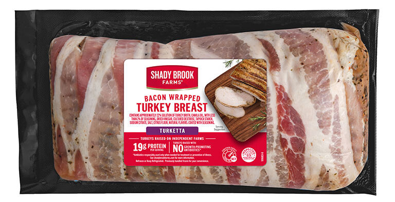 Bacon Wrapped Turkey Breast (Turketta)