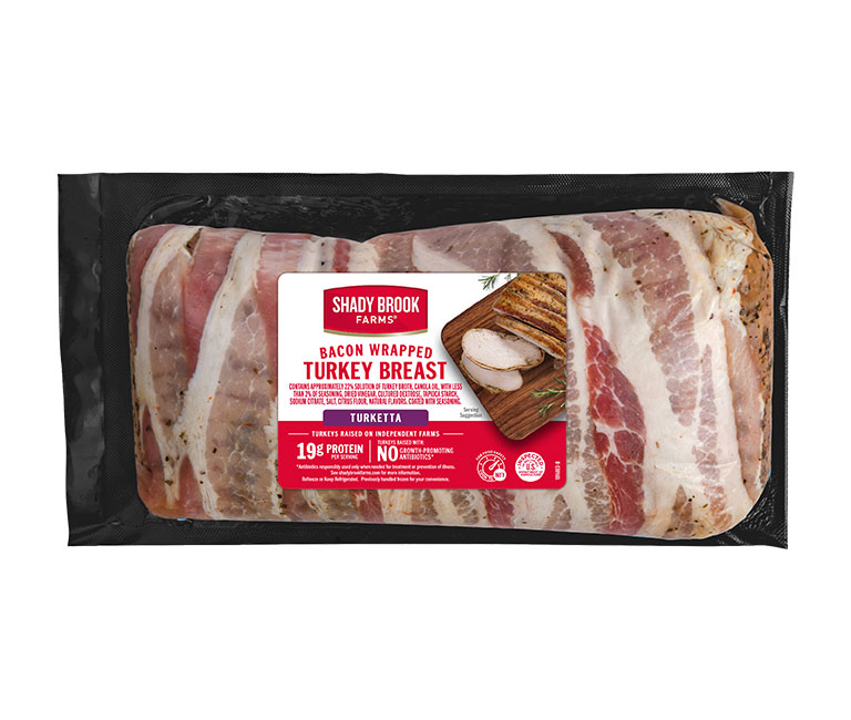 Bacon Wrapped Turkey Breast (Turketta)