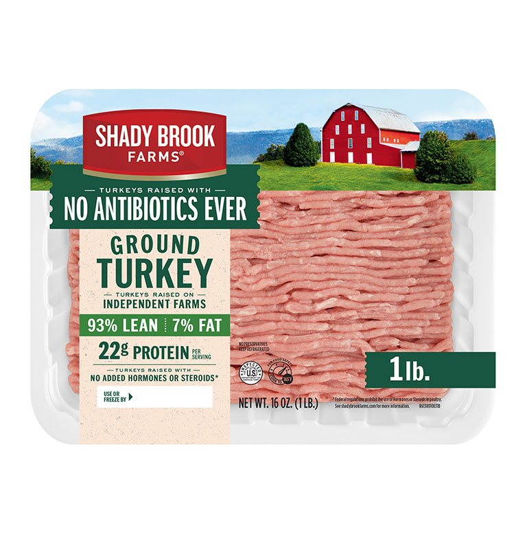 No Antibiotics Ever 93% Lean / 7 % Fat Ground Turkey