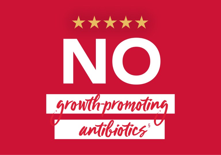 No growth-promoting hormones