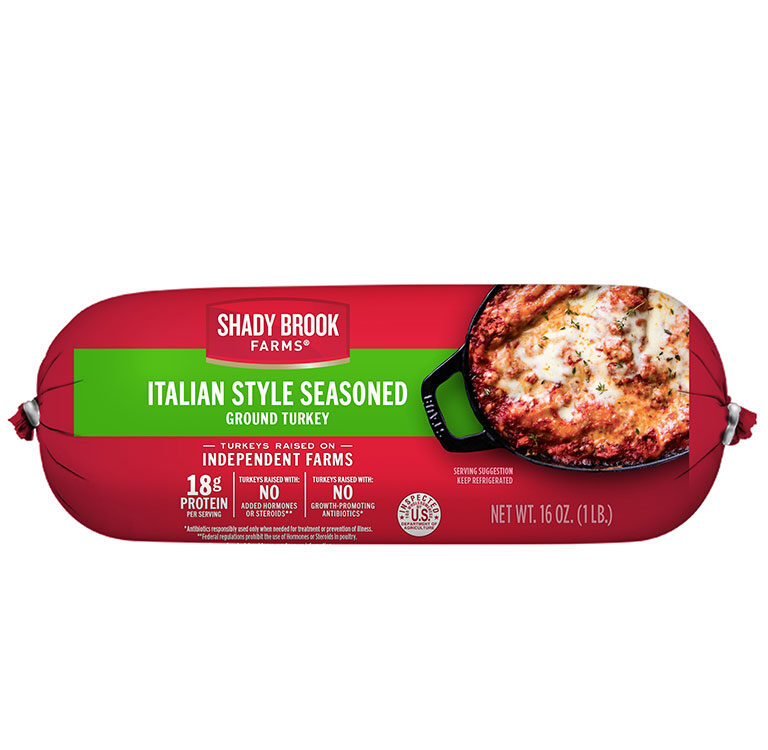 Italian Seasoned Ground Turkey Roll