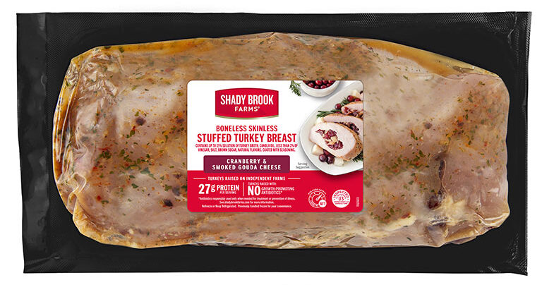 Cranberry and Smoked Gouda Stuffed Turkey Breast
